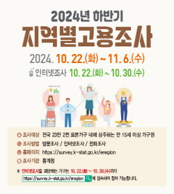 2024년 하반기 지역별고용조사